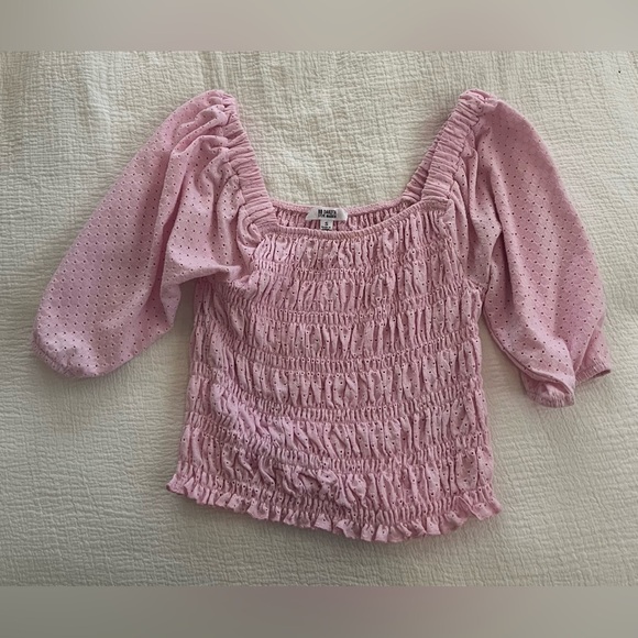 Pink Ruched Blouse - Picture 2 of 3